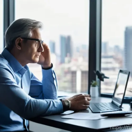 Home 1 소음진동 진동 분석 기초 - **Prompt 1: The Subtle Strain of Urban Environment and Early Detection**
A slightly aged, Caucas...